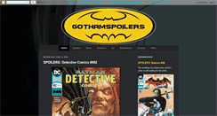 Desktop Screenshot of gothamspoilers.com