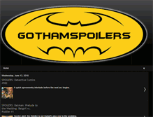 Tablet Screenshot of gothamspoilers.com